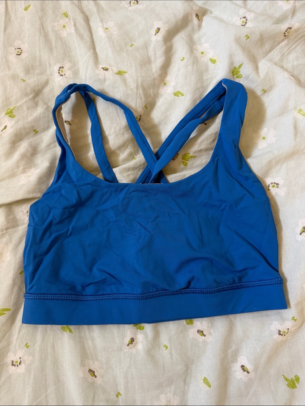Lululemon blue sports bra